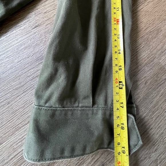 NWT Who What Wear Paris Green Utility Jacket Women's Large - Picture 12 of 16